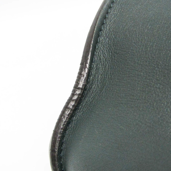 CELINE Khaki Leather Shoulder Bag - Picture 6 of 16